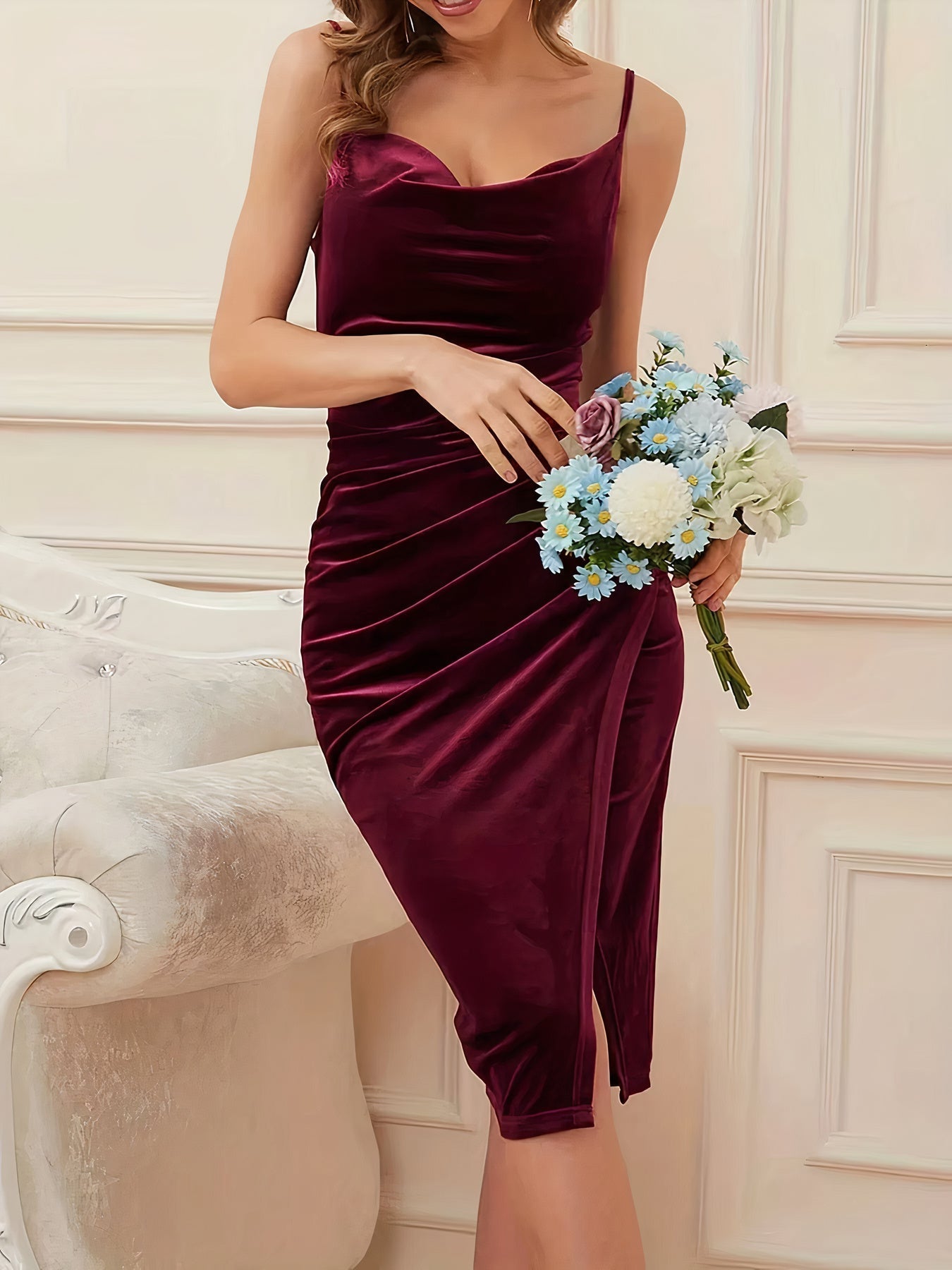 Francisca® | Velvet Cocktail Dress