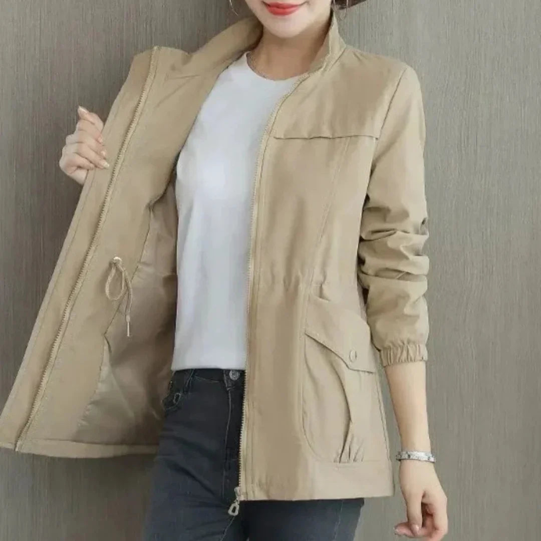 Beate | Casual winter trench coat for women