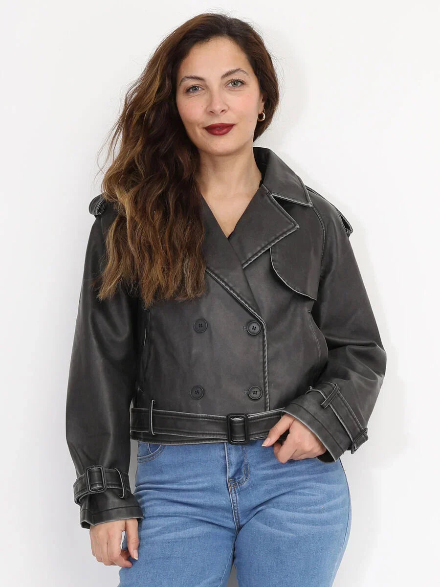 Bregje® | Trench style winter jacket