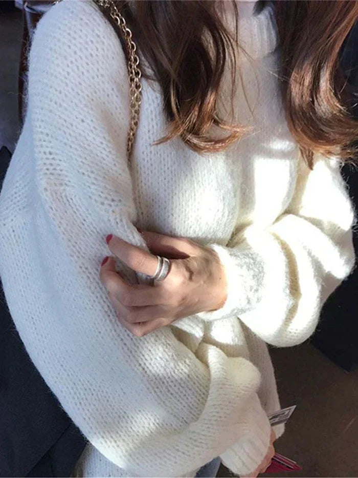 Delia | handwoven oversized sweater for women