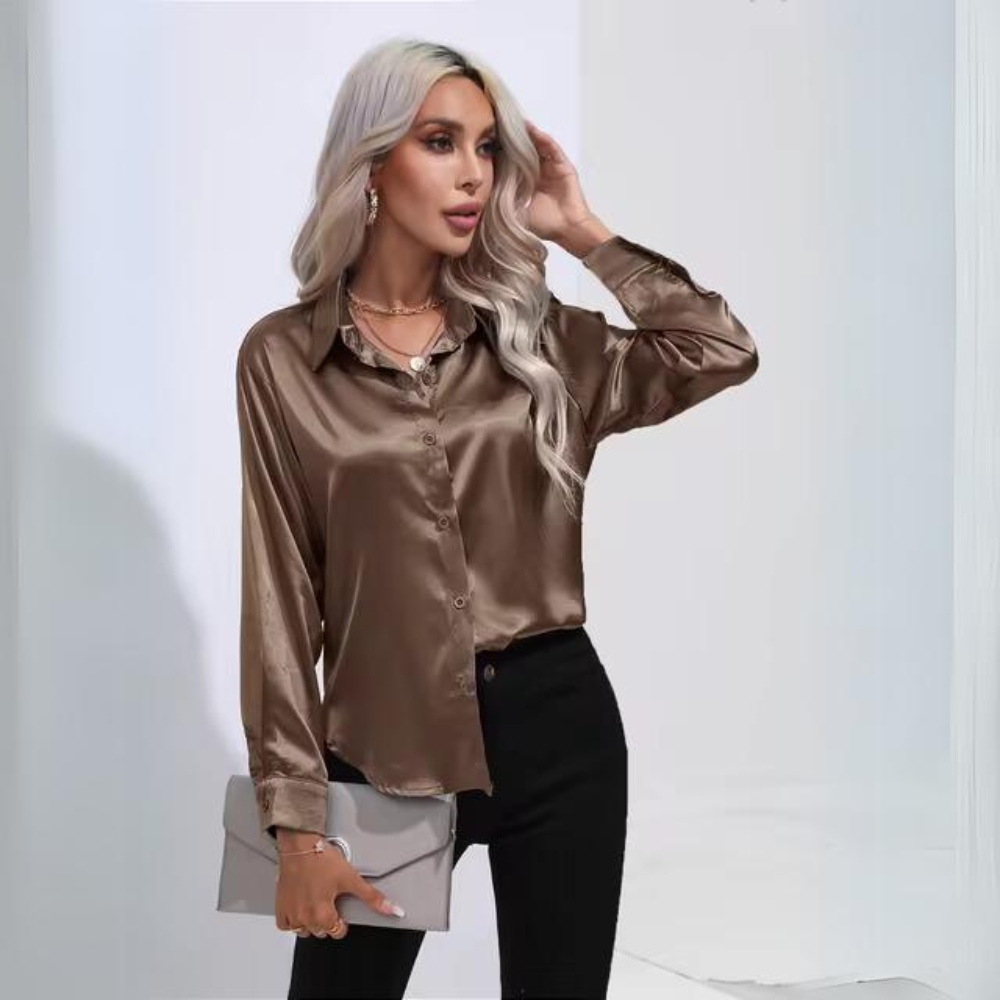 Margot | Elegant office long sleeve shirt