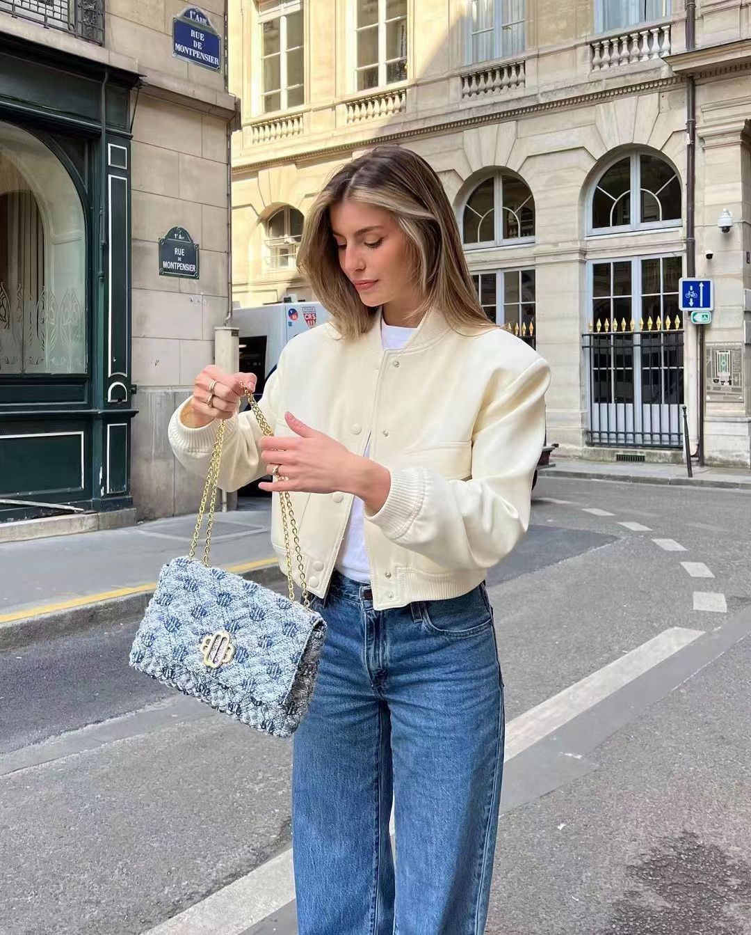 Marina | Short bomber jacket for women