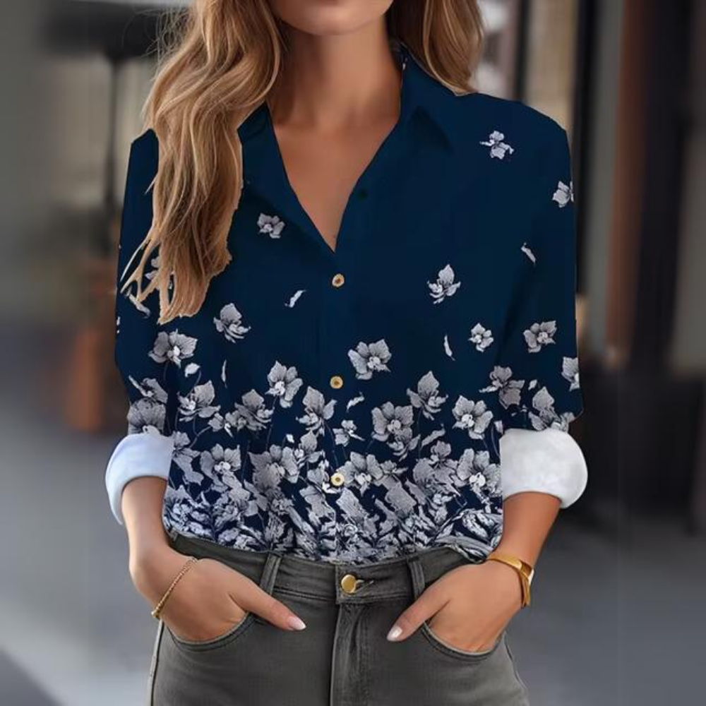 Fina | Elegant floral blouse