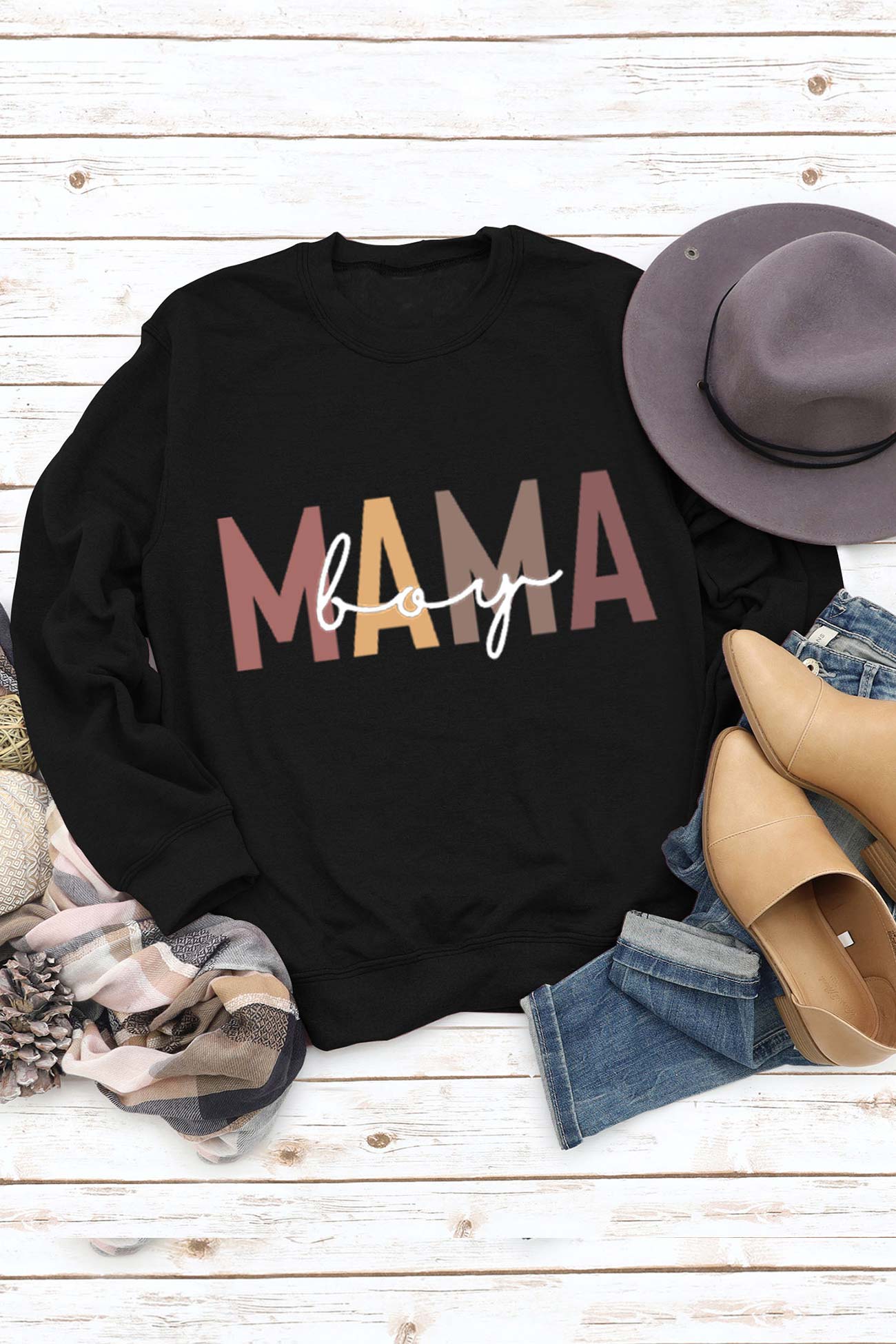 Carla | Sweatshirt with “Mama” print for boys