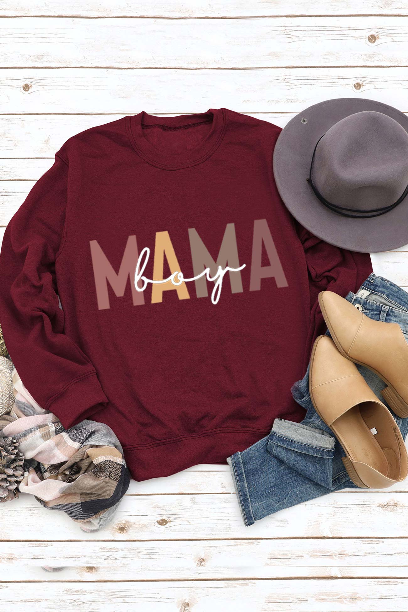 Carla | Sweatshirt with “Mama” print for boys