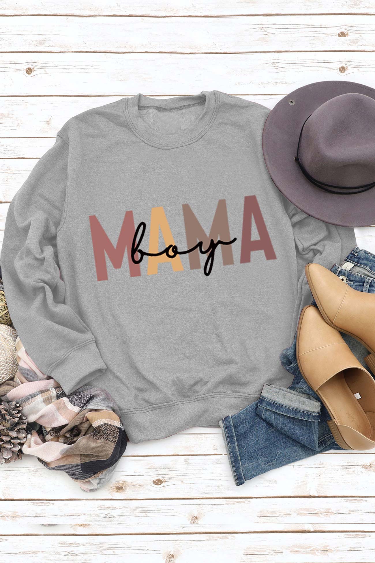 Carla | Sweatshirt with “Mama” print for boys
