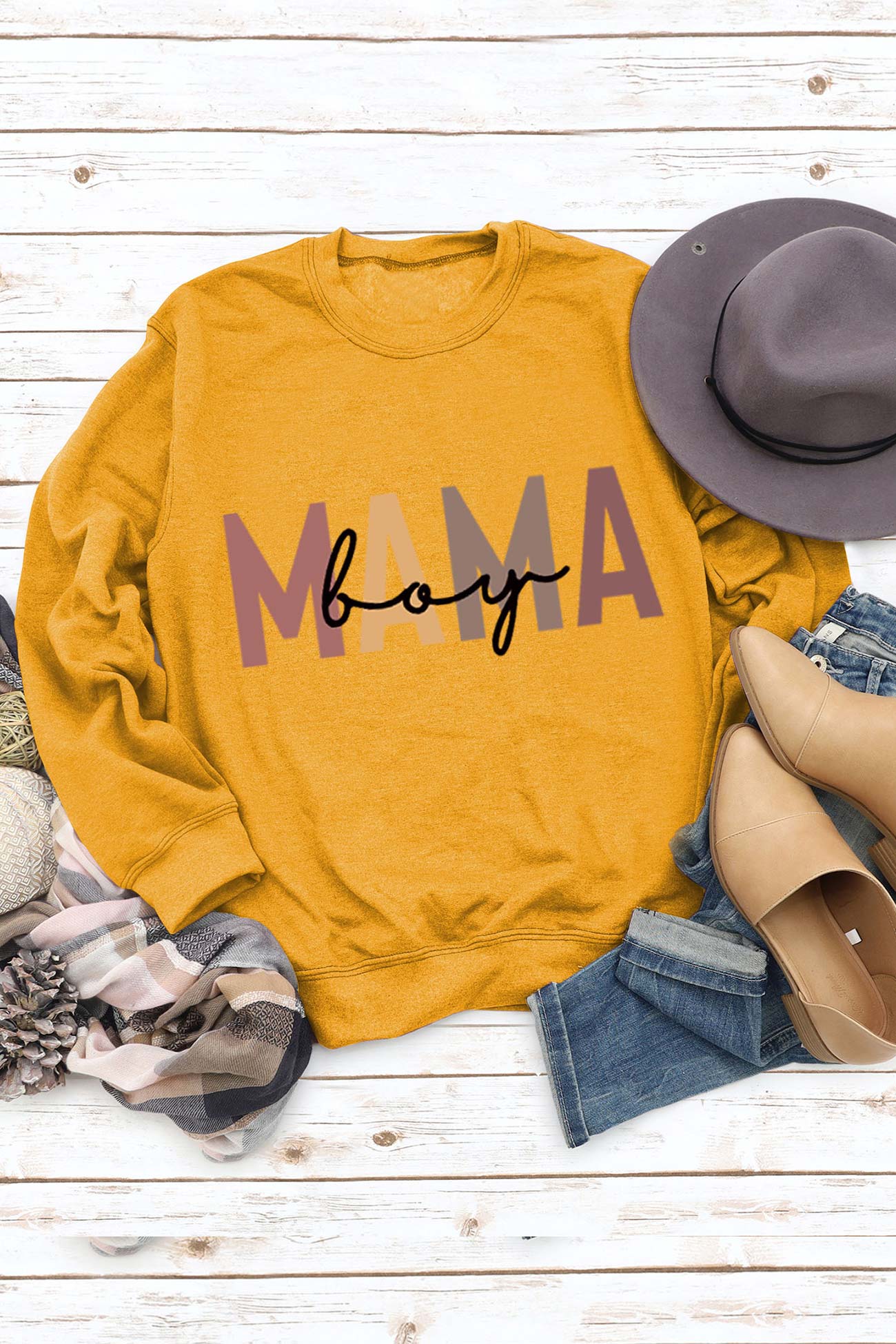 Carla | Sweatshirt with “Mama” print for boys
