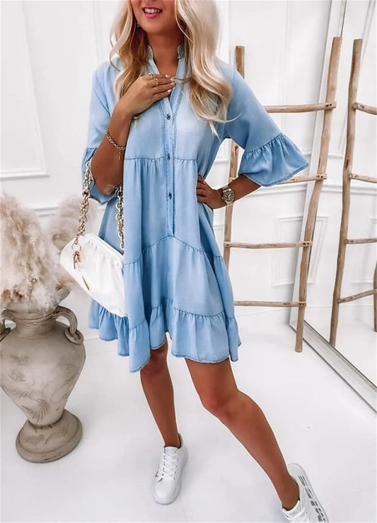 Audrey® | Elegant And Modern Denim Dress