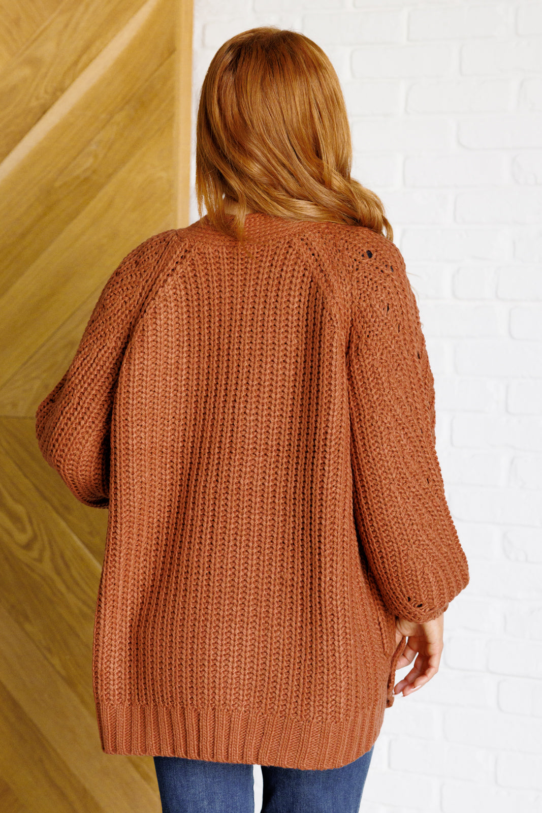 Vanja | Maybe Monday Cardigan in chestnut