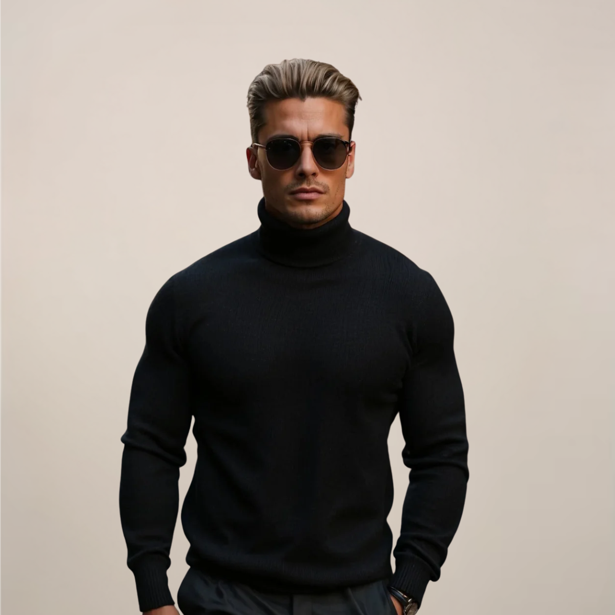 Paul | Men Spring Turtleneck Pullover Sweater