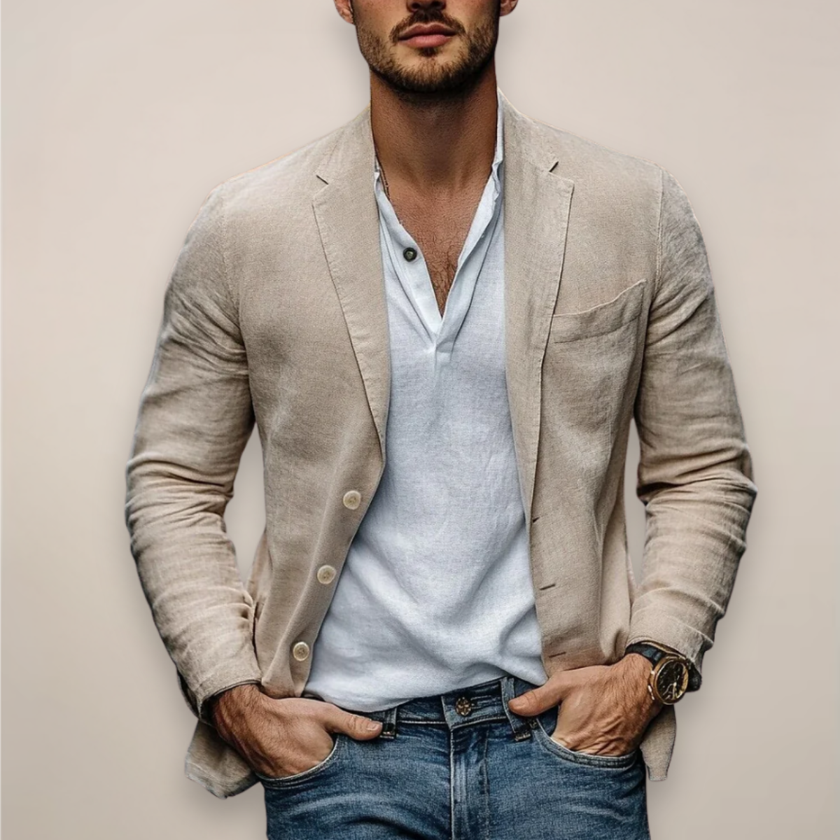 David | Men’s Casual Blazer Summer Style Modern