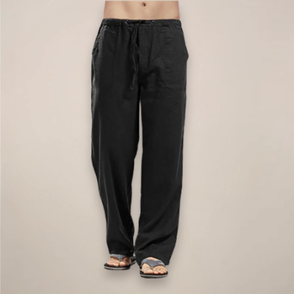 Corey | Men’s Relaxed Fit Drawstring Pants Casual