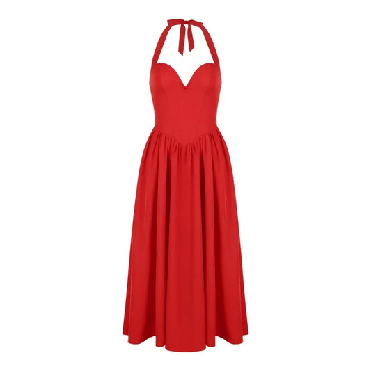 Elegant Fit and Flare Casual Sexy Party Dress