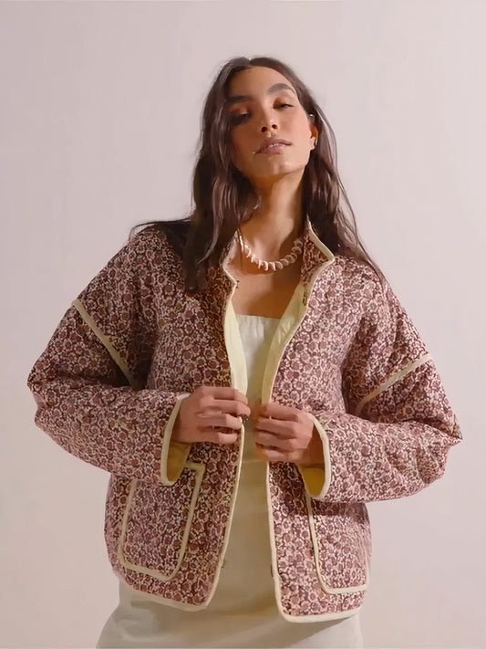 Zoe | Vintage floral jacket for women