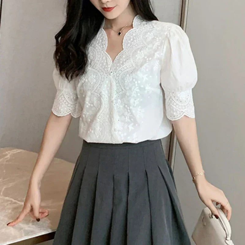 Kristie® | Blouse With Embroidery