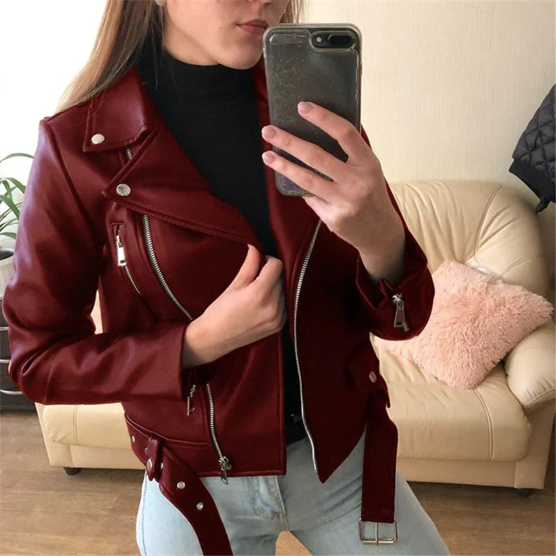 Fabiola | Stylish and high quality leather jacket for women