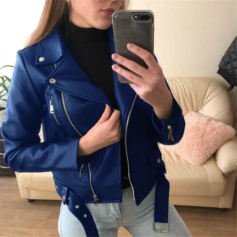 Fabiola | Stylish and high quality leather jacket for women