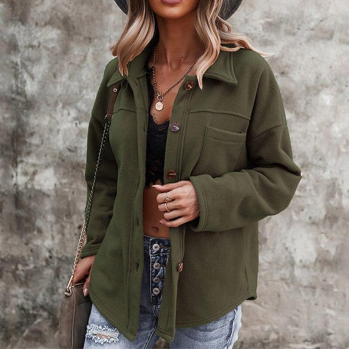Florencia | Elegant oversized fleece jacket for women
