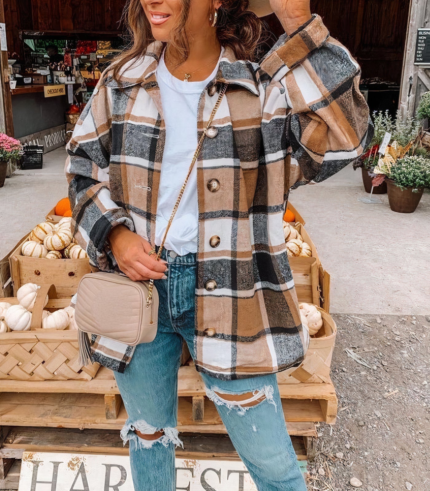 Carmen | Checked summer jacket
