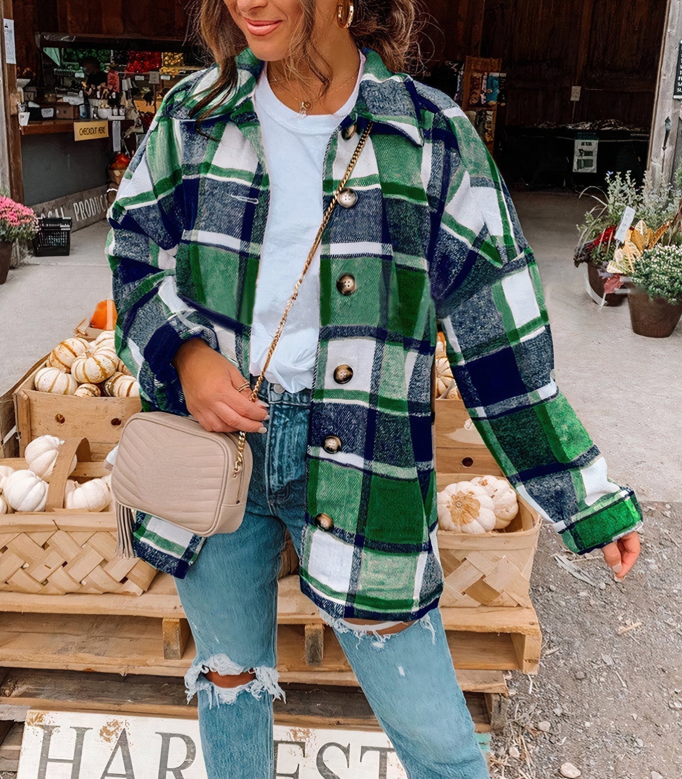 Carmen | Checked summer jacket