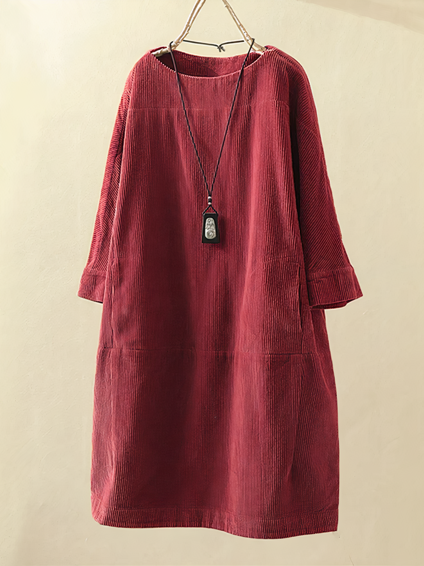 Fernanda® | A-Line Corduroy Dress
