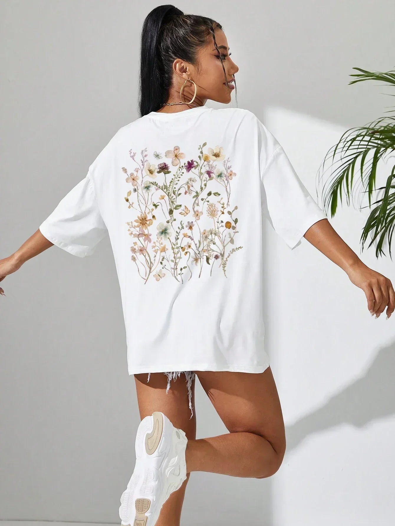 Guadalupe® | Floral women's cotton T-shirt