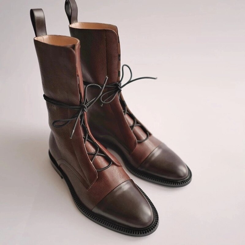 Ella | Women’s Classic Lace-Up Combat Style Boots