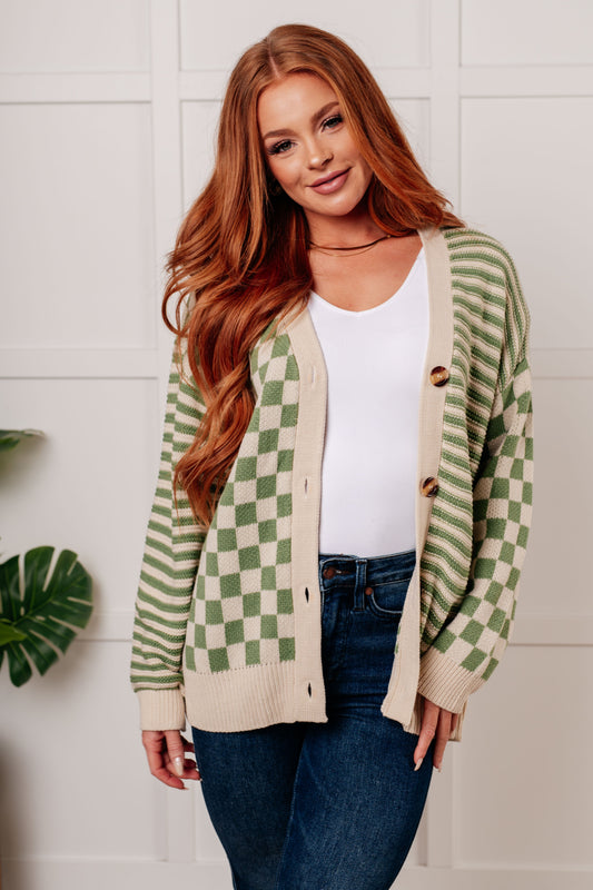 Diana | Button-down sweater knit cardigan