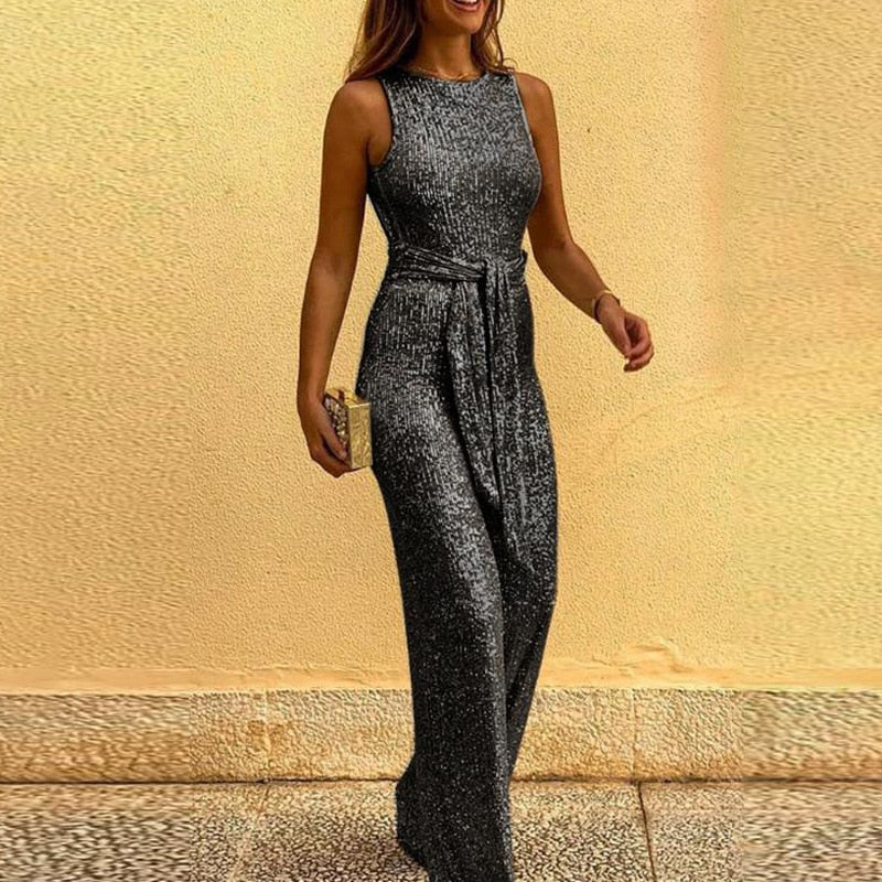 Anahí® | Women's glitter jumpsuit