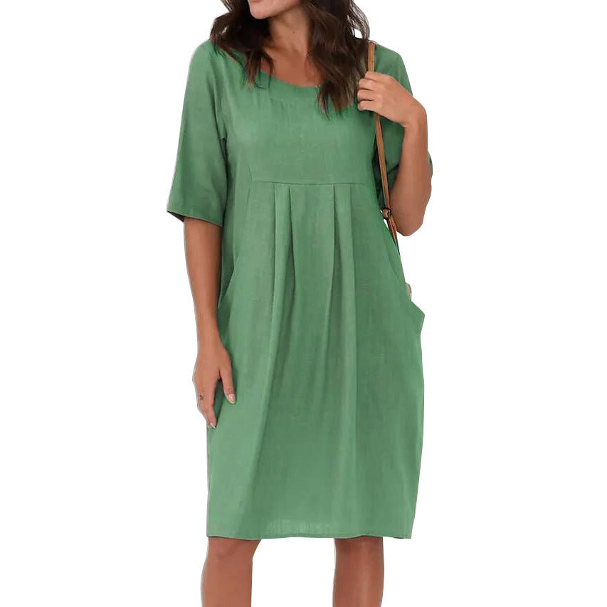 Sharon® | Women's short-sleeved vintage dress