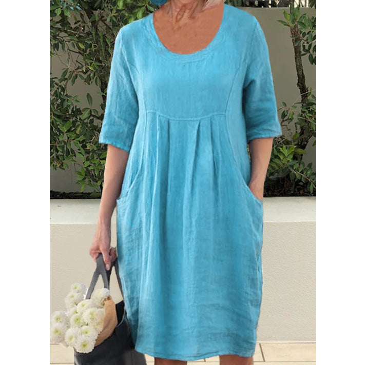 Sharon® | Women's short-sleeved vintage dress