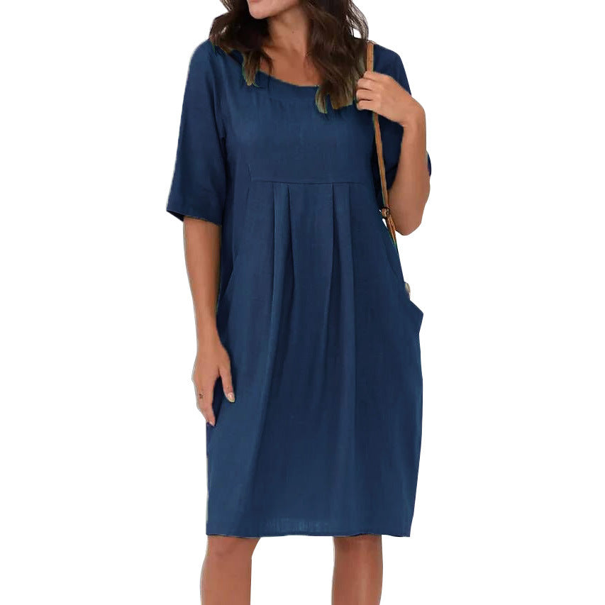 Sharon® | Women's short-sleeved vintage dress