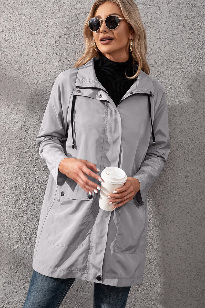 Yasmina | Urban waterproof windbreaker with hood