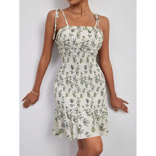 Xaviera® | Women'S Floral Wrap Dress With Adjustable Straps And Ruffle Hem