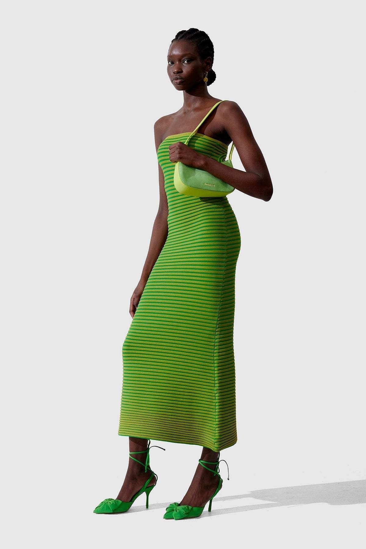 Susana® | Sleeveless Maxi Dress In Striped Knit