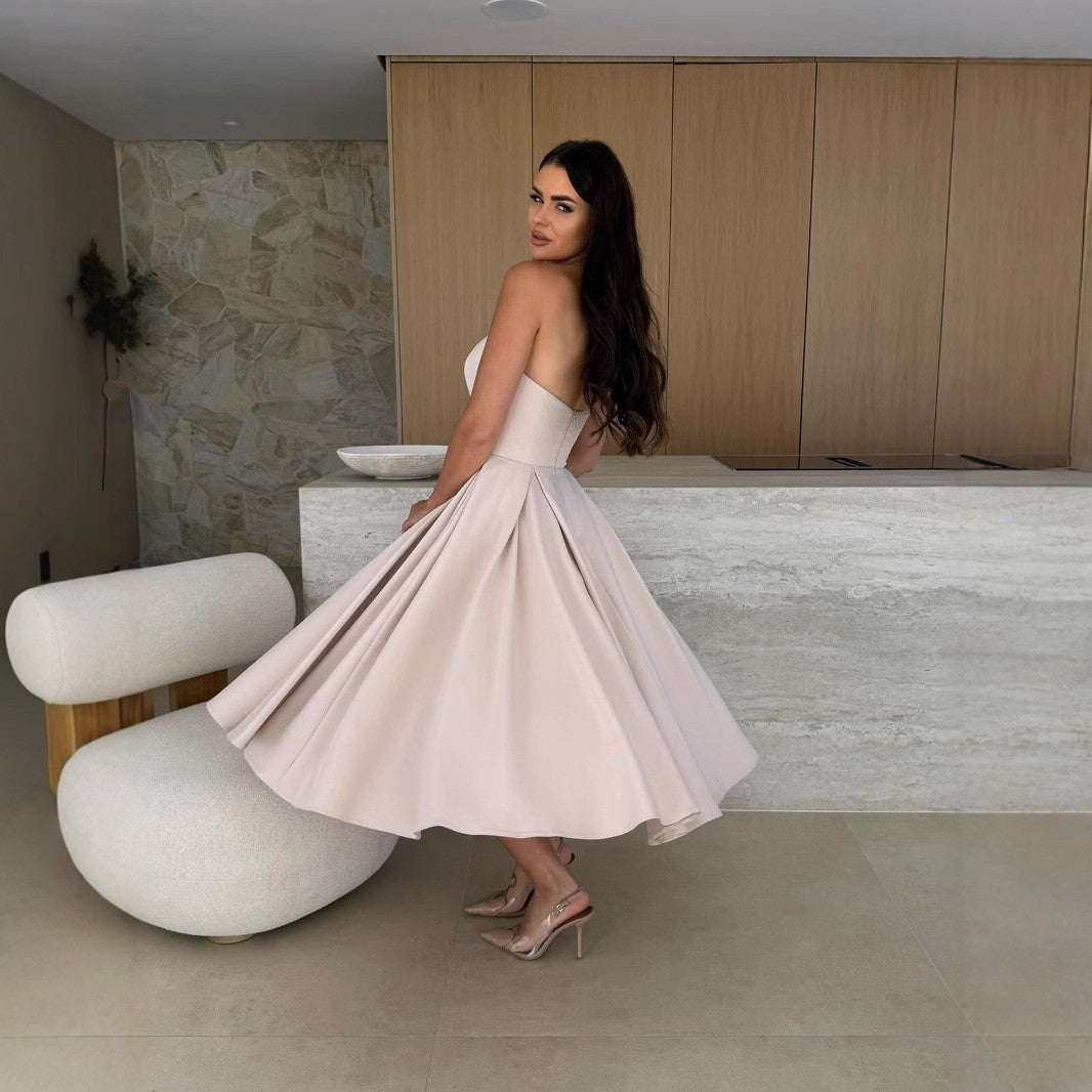Natalia® | Women'S Evening Dress With A Swinging Skirt And Strapless Design