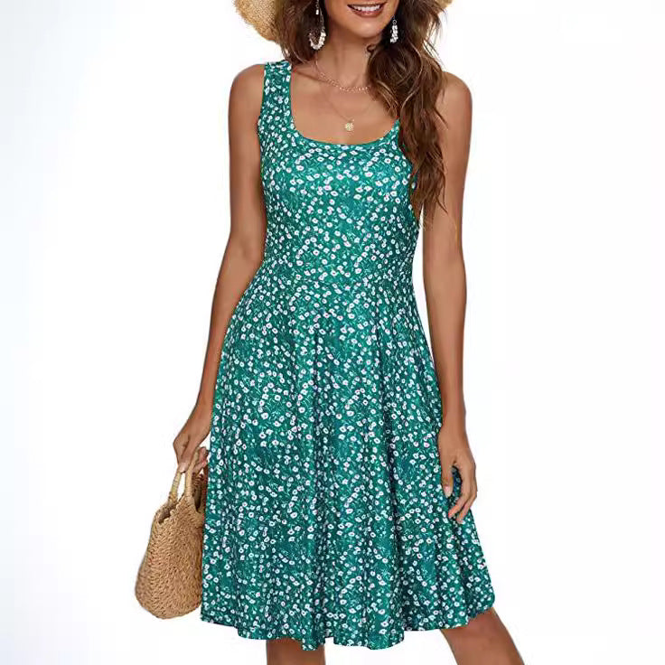 Katia® | Women'S A-Line Dress With Floral Pattern And Wide Skirt