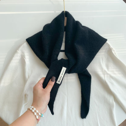 Wool Knitted Stripe Scarf