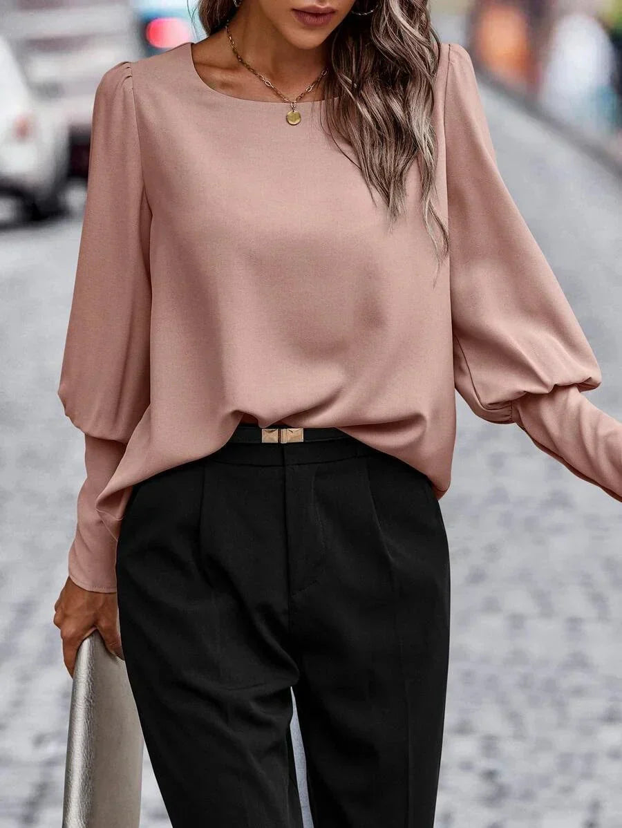 Argelia® | Elegant Blouse With Pleated Sleeves