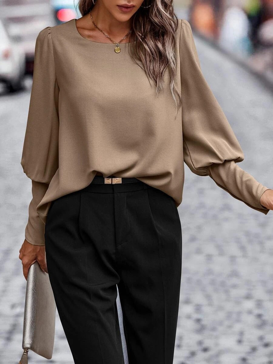 Ausencia® | Blouse With Puff Sleeves