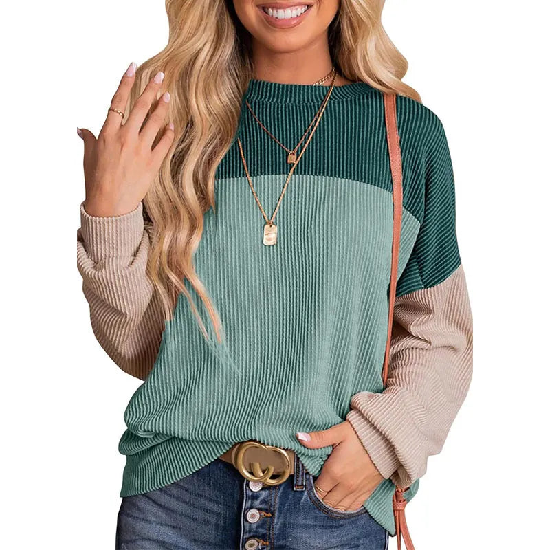 Leire | Casual crew neck pullover sweatshirt
