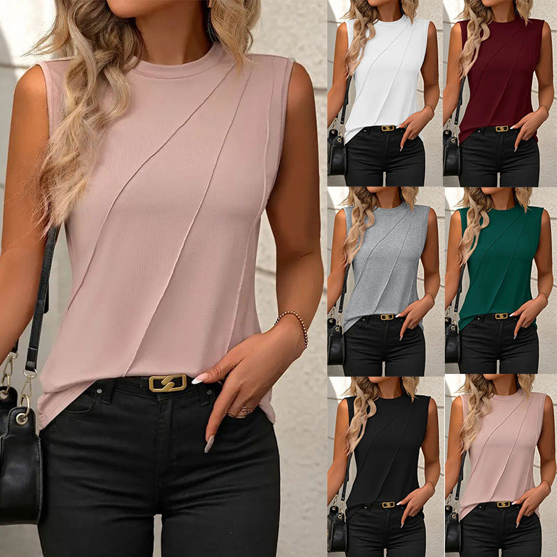 Rubí® | Women'S Sleeveless Top With Elegant Wrap Design