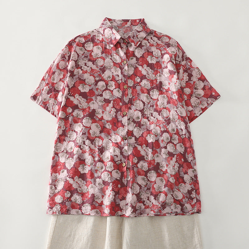 Zoraida® | Women'S Loose-Fitting Blouse With Floral Design