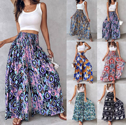 Estela® | Women'S Floral Wide Leg Pants