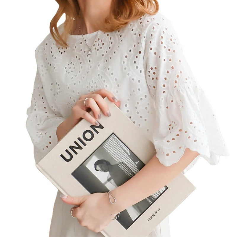 Patricia® | Women'S Eye-Hole Embroidered Blouse