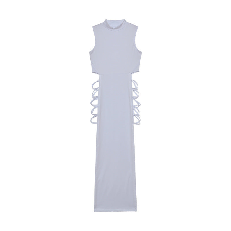 Romina® | Women'S Sleeveless Cut-Out Maxi Dress With Side Lacing