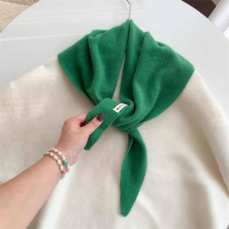 Wool Knitted Stripe Scarf