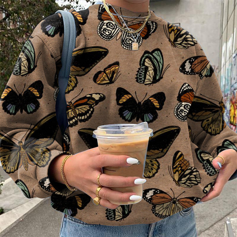 Karla® | Women's butterfly print sweatshirt