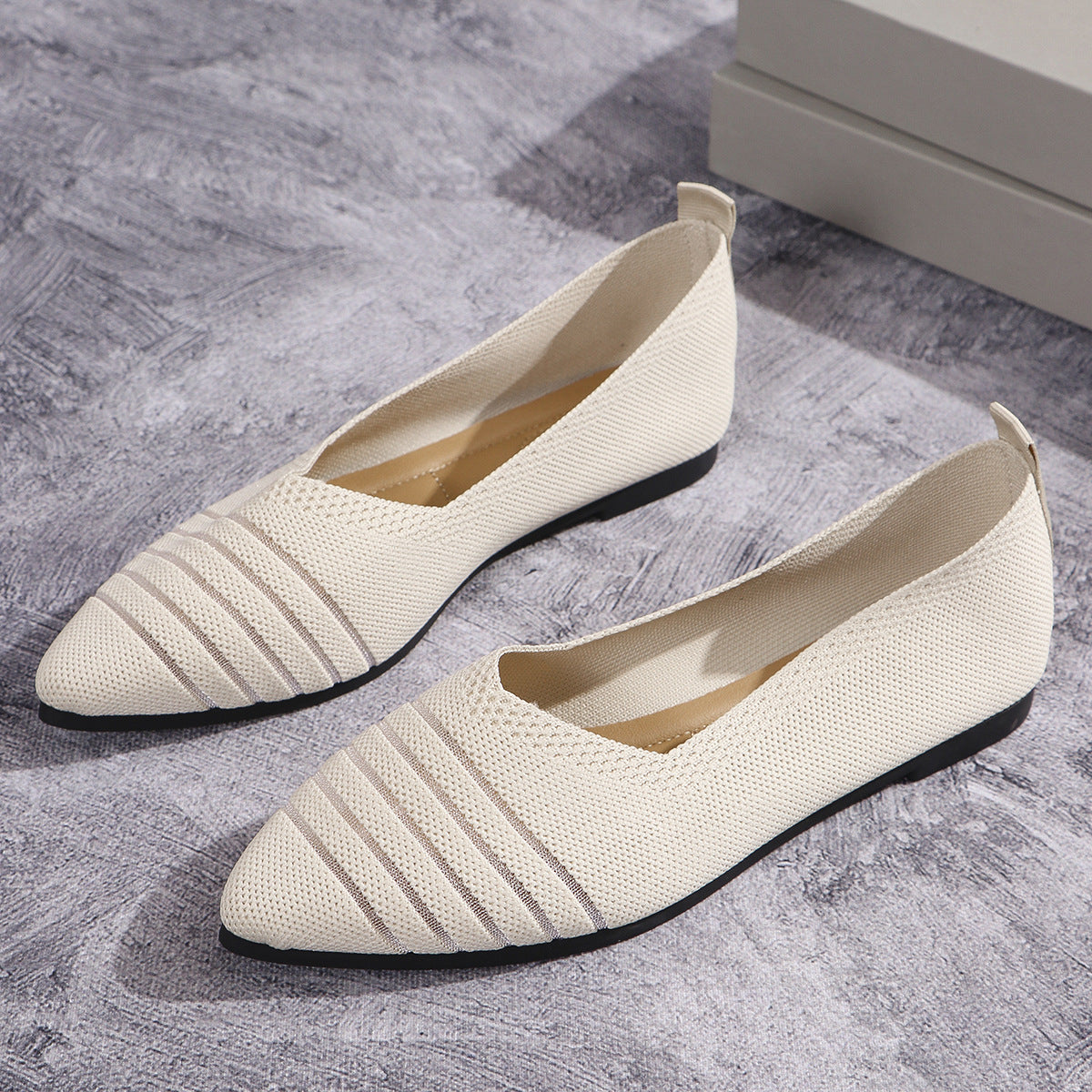 Xochitl® | Women'S Comfortable Mesh Ballerina Flat With Elastic Slip-On