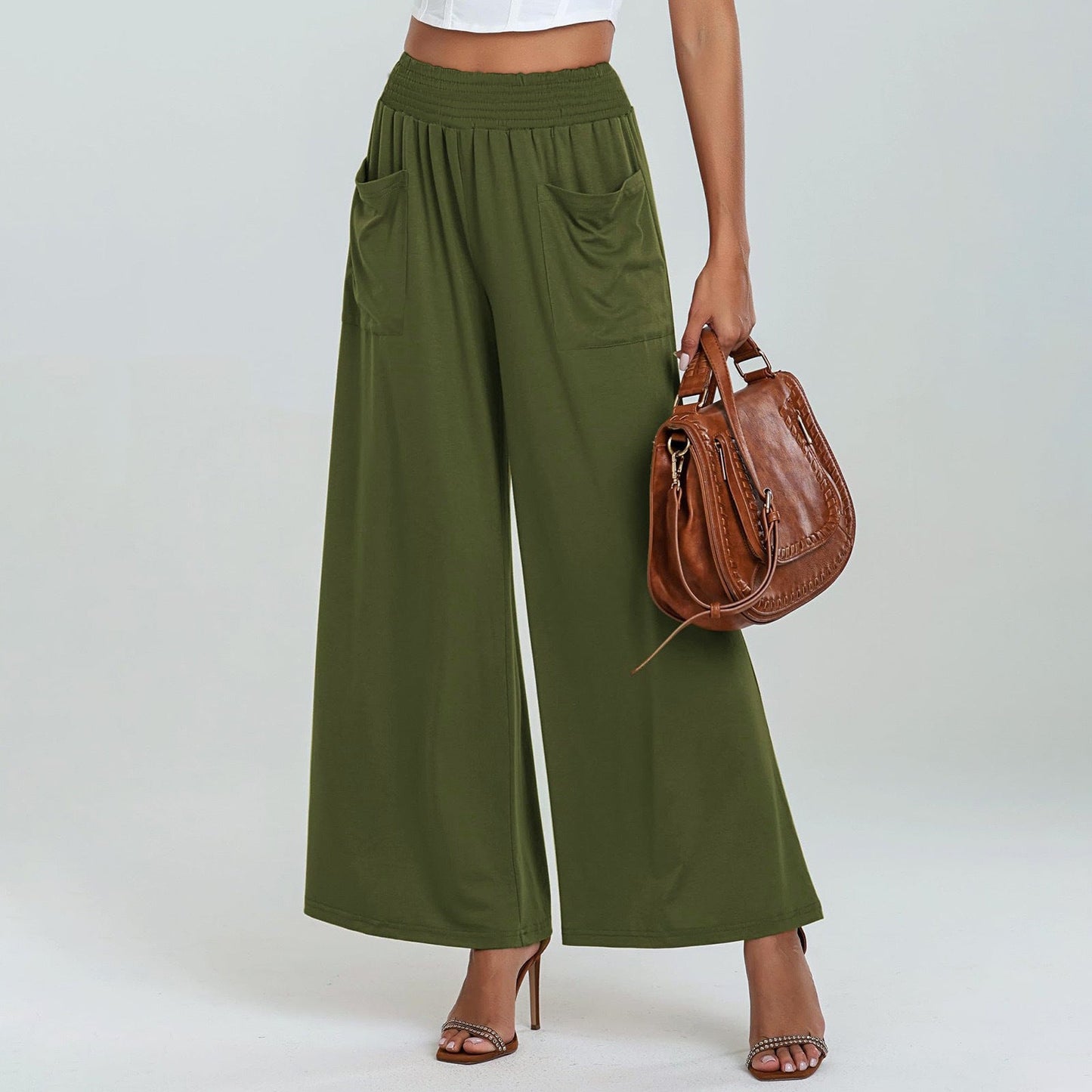 Julieta® | Women'S Comfortable Culottes With Elastic Waistband And Side Pockets